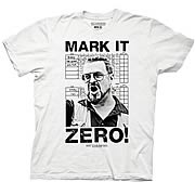 Big Lebowski Walter Sobchak Mark It Zero White T-Shirt